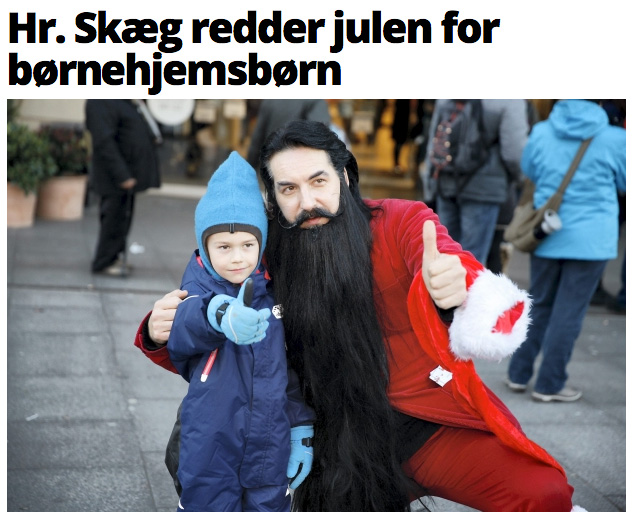 Hr. Skæg redder julen for børnehjemsbørn 
